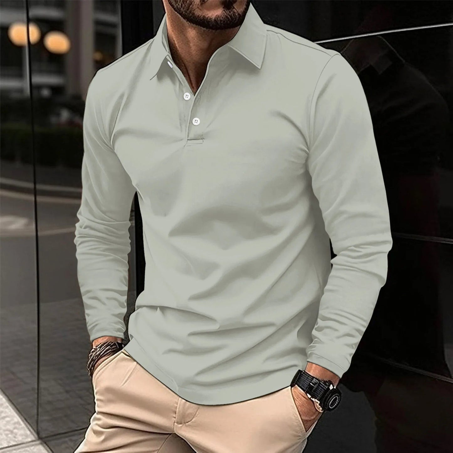 Men’s Classic Long-Sleeve Shirt