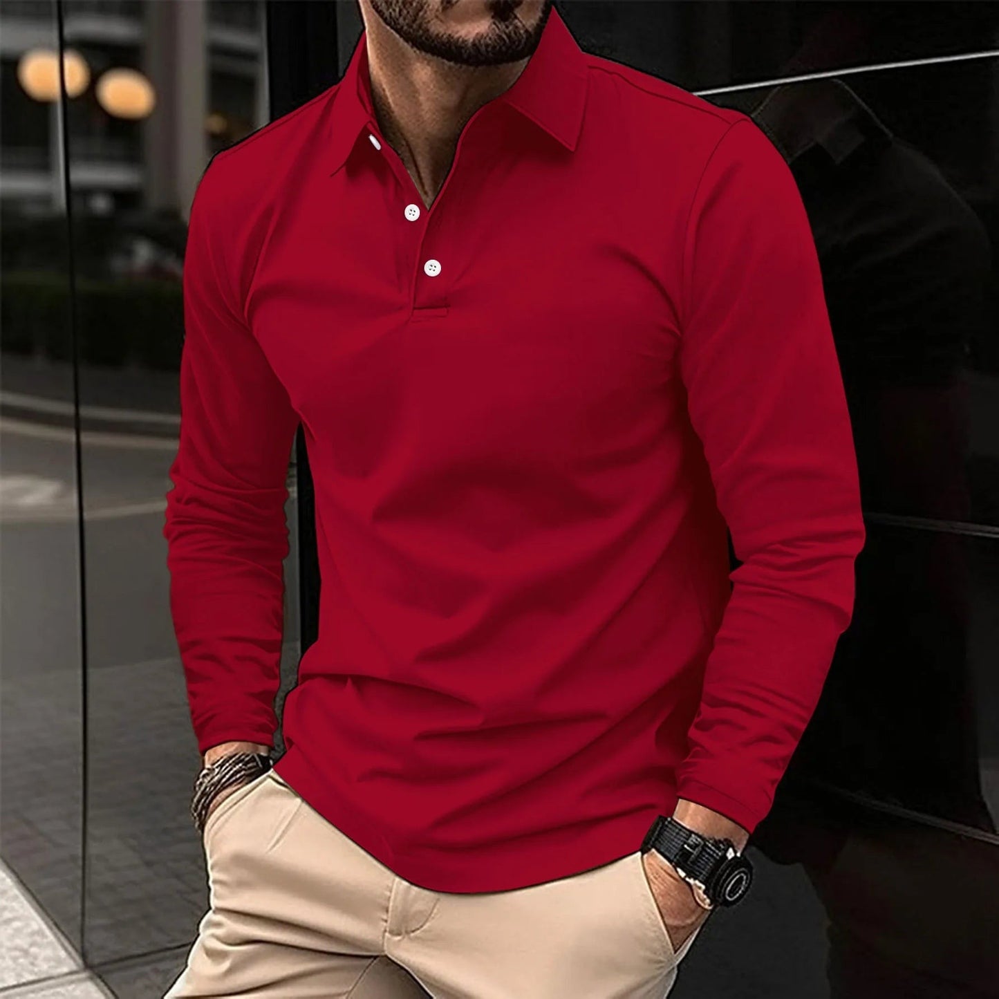 Men’s Classic Long-Sleeve Shirt