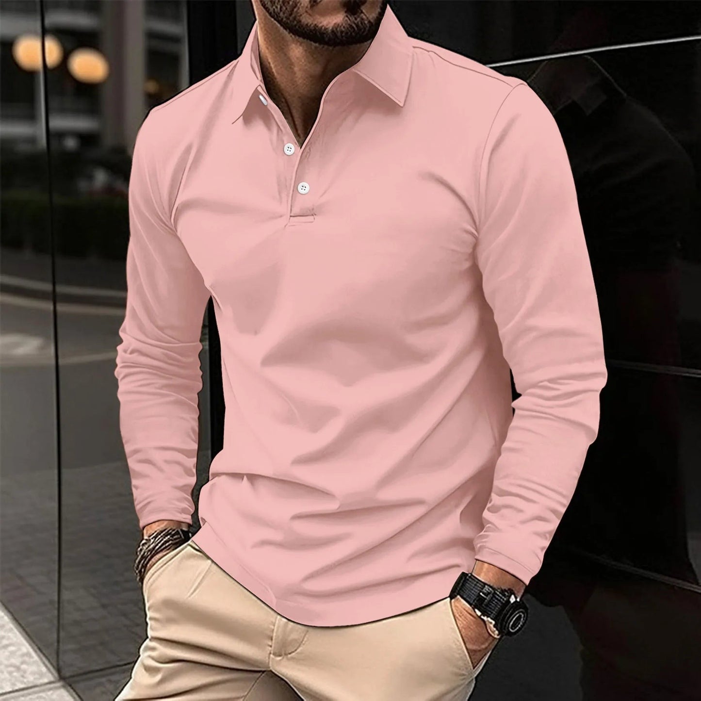 Men’s Classic Long-Sleeve Shirt