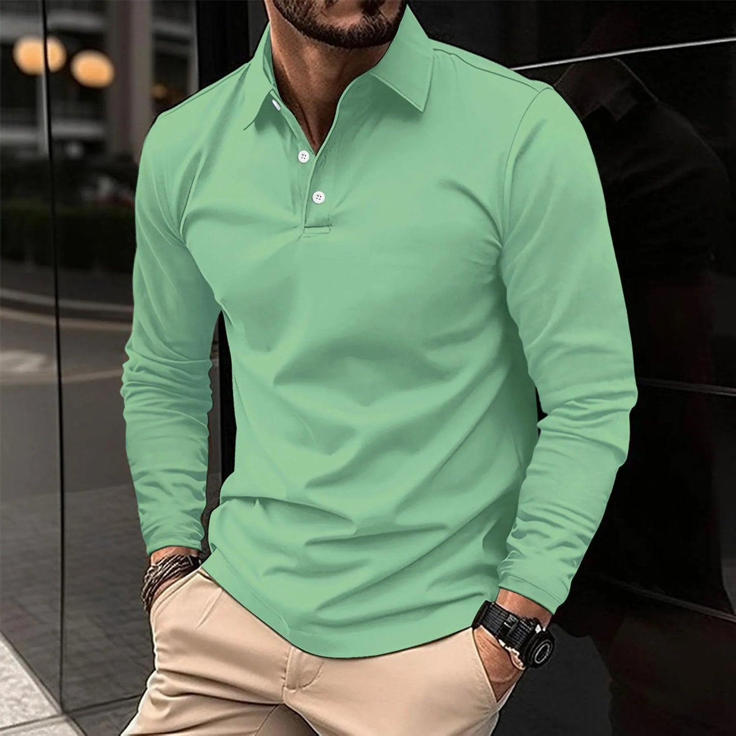 Men’s Classic Long-Sleeve Shirt