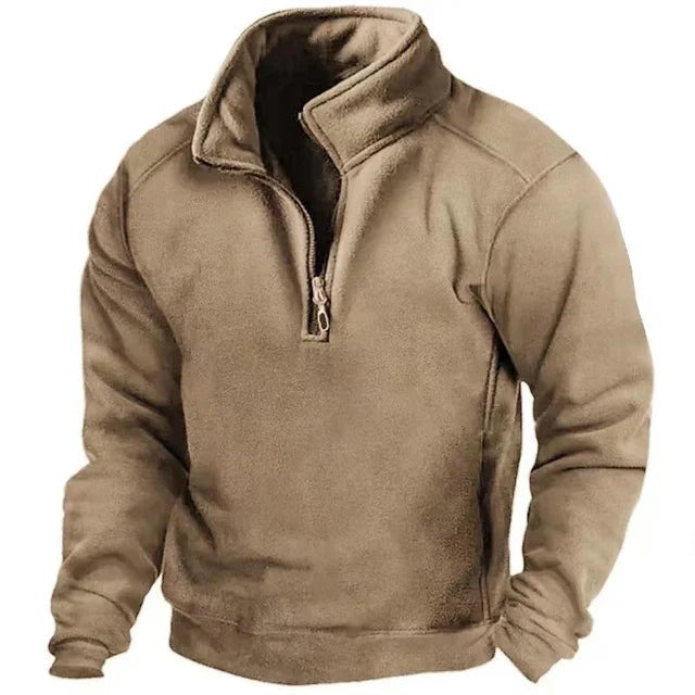 Men’s Half-Zip Knit Sweater