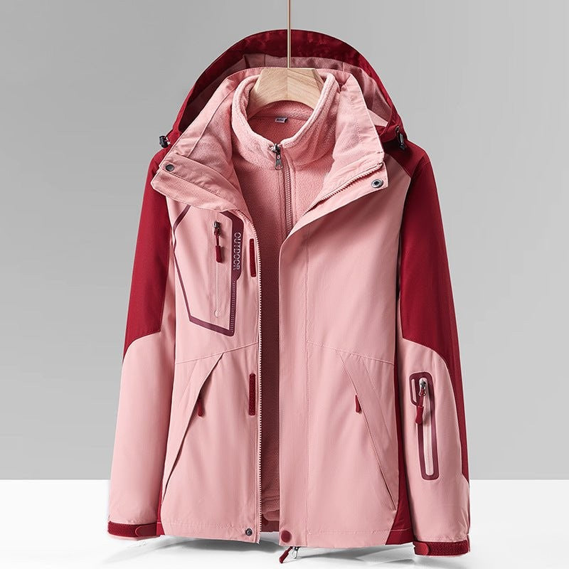 Women’s Waterproof Zip-Up Outdoor Jacket