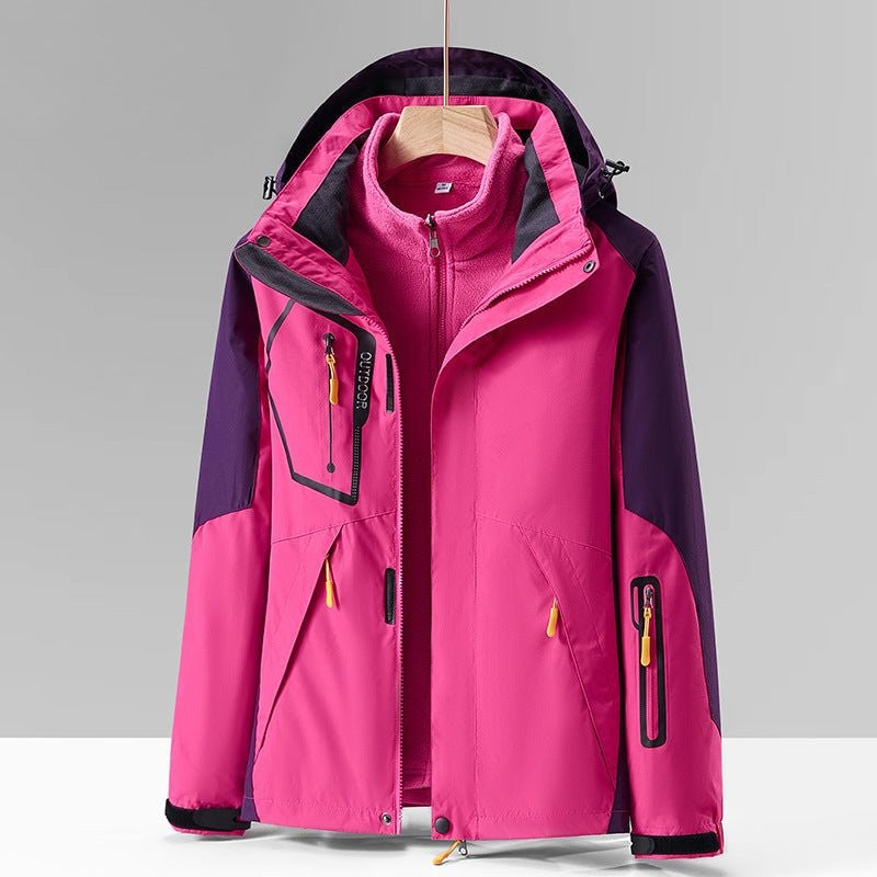 Women’s Waterproof Zip-Up Outdoor Jacket
