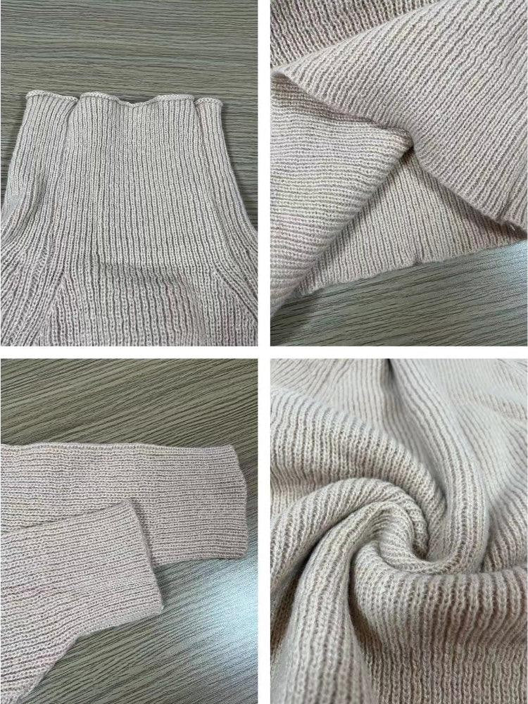 Women’s Winter High-Neck Knit Maxi Dress